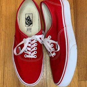 Vans Authentic Shoes - Red